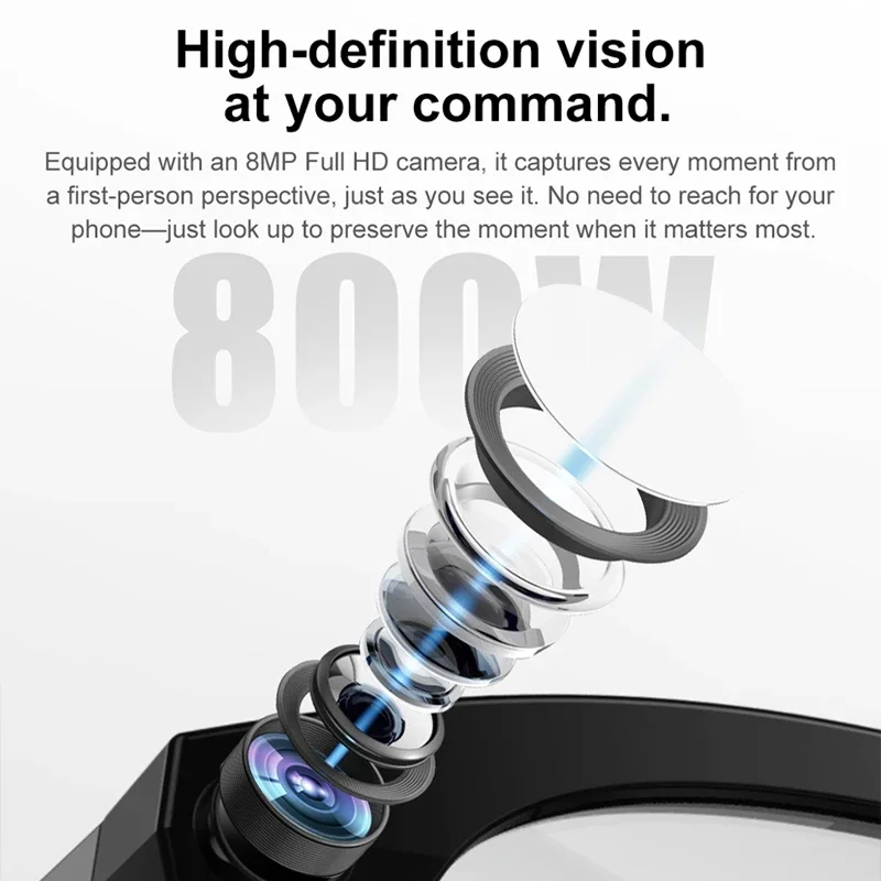 Умные очки OnePlus 8KHD с каме – обзор и цена Smart Glasses Lens