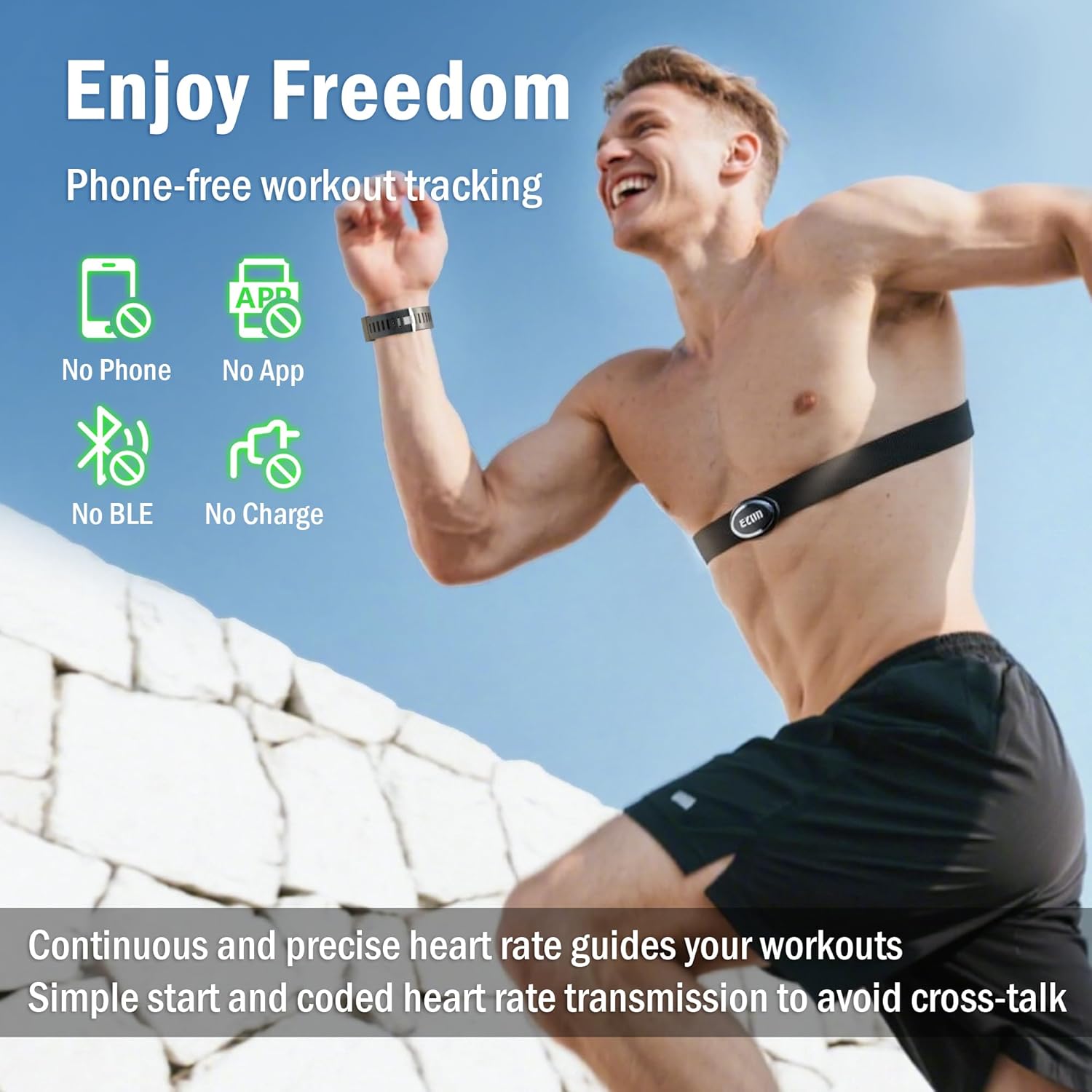 Спортивные часы с монитором се – обзор и цена Breath Rate Monitor