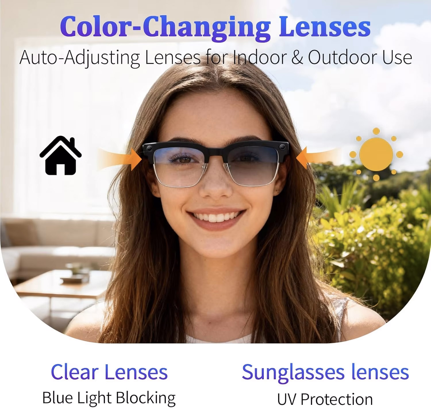 Очки с ИИ и камерой 4K HD, 800 – обзор и цена Smart Glasses Lens