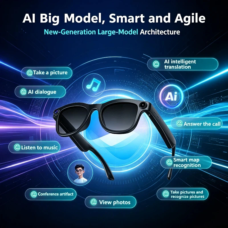 Умные очки OnePlus 800W с каме – обзор и цена Smart Glasses Lens