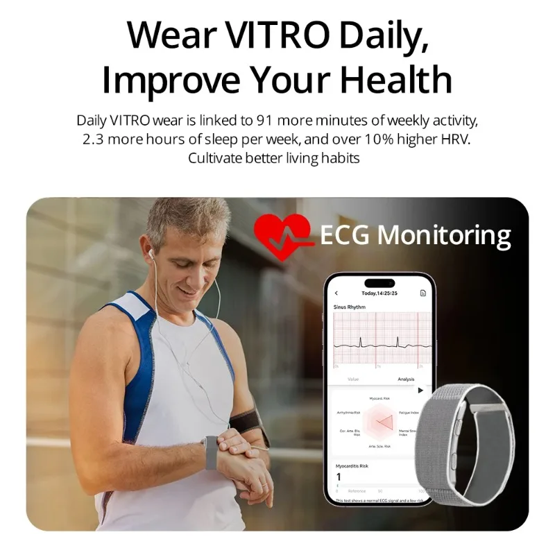 VITRO без экрана, легкий умный – обзор и цена Fall Detection Watch