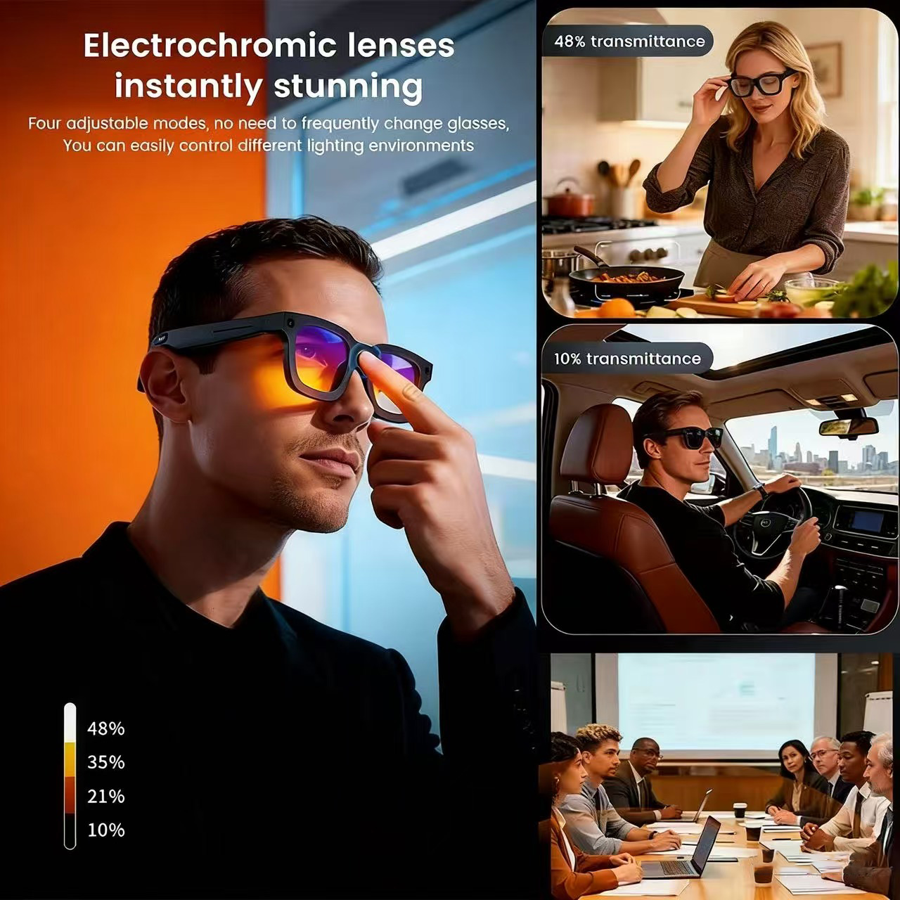 Умные очки с ИИ 2026: голосово – обзор и цена Smart Glasses Lens