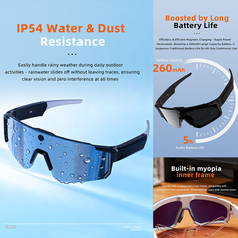 Умные спортивные очки-камера 2 – обзор и цена Smart Glasses Lens
